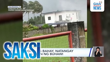 Bubong ng bahay, natangay sa pagdaan ng buhawi | Saksi