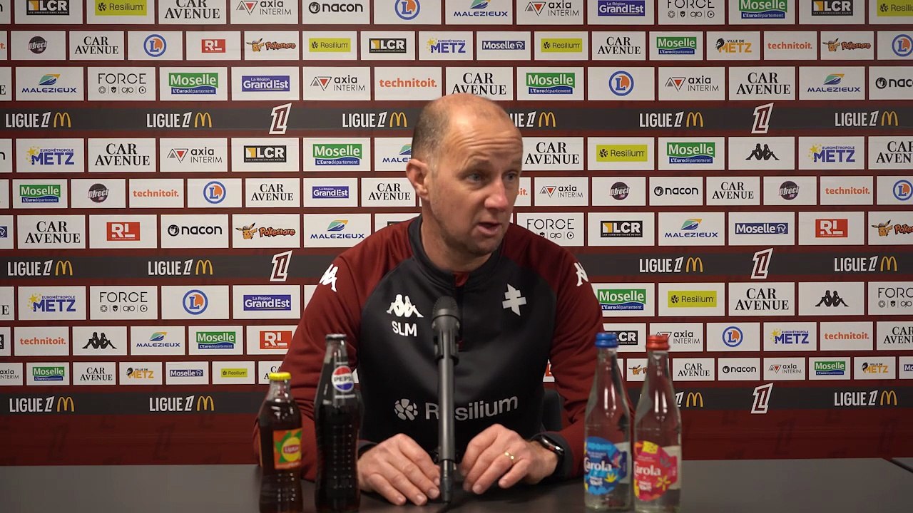 Metz - Rennes, la conférence de Stéphane Le Mignan