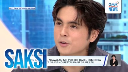 Miguel Tanfelix, nawalan ng P20,000 dahil sumobra ang binayad niya sa isang restaurant sa Brazil | Saksi