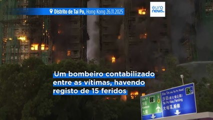 Incêndio em torres residenciais de Hong Kong faz mais de 30 mortos