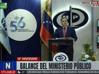Fiscal Tarek William Saab destacó labor de todos los venezolanos para preservar la paz en el país