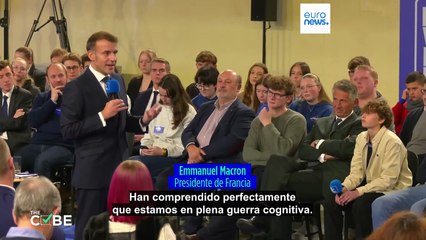 Macron acusa a China de usar TikTok para "atontar" a los jóvenes europeos