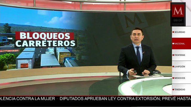 Tres días de bloqueos de transportistas y agricultores en Michoacán