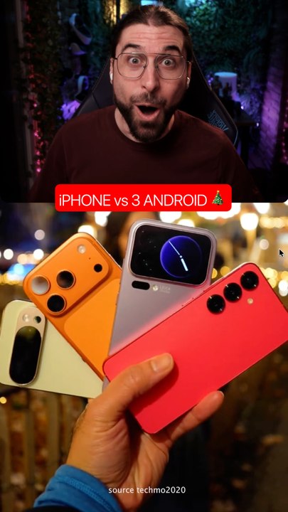 TEST iPHONE 17 vs 3 ANDROID (la caméra va te surprendre) 😱