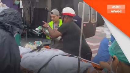 Helikopter pindah pesakit kritikal susulan banjir di Hat Yai