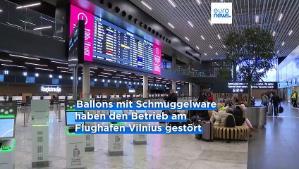 Ballons mit Schmuggel-Zigaretten aus Belarus legen Flugverkehr in Litauen lahm