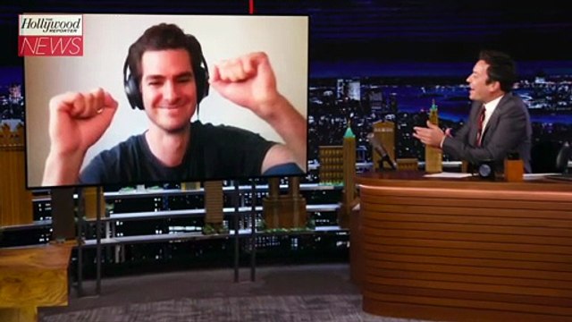 Andrew Garfield Denies ‘Spider-Man: No Way Home’ Leaked Image on ‘The Tonight Show’ | THR News