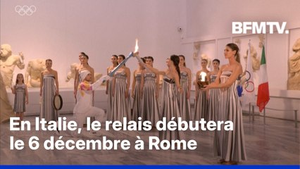 JO d'hiver 2026: le relais de la flamme a débuté à Olympie, en Grèce