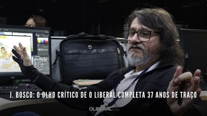 J. Bosco: o olho crítico de O Liberal completa 37 anos de traço