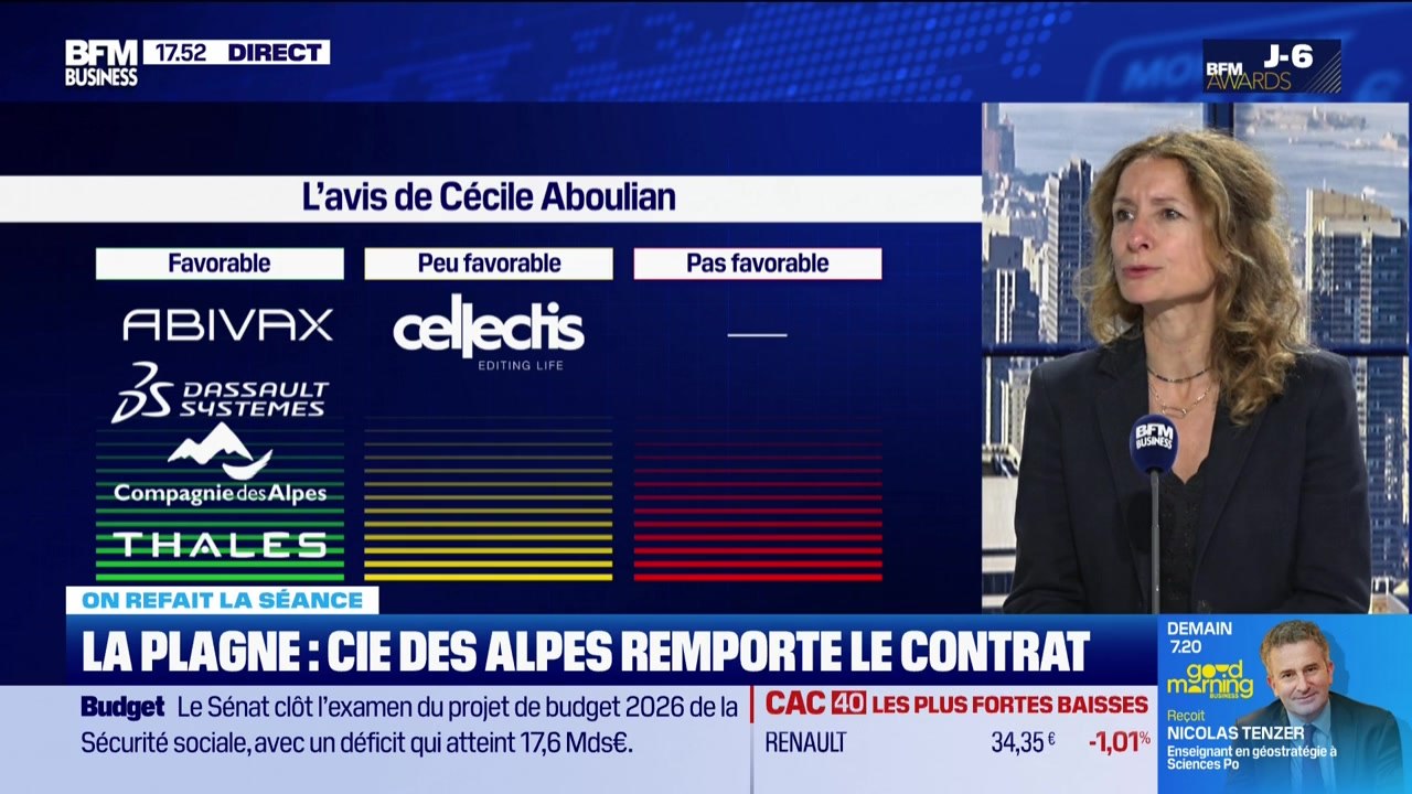 On refait la séance : "Compagnie des Alpes gagn...