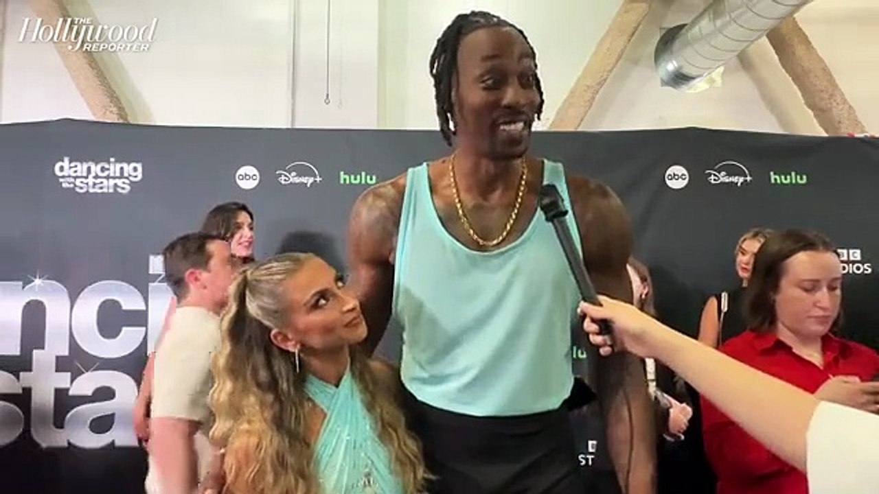 DWTS Stars Dwight Howard & Daniella Karagach Talk Height Difference: "We Just Go With the Flow" | THR Video