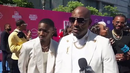 Tyrese Gibson Teases '1992' Trailer Dropping Very Soon at the 2024 BET Awards | THR Video