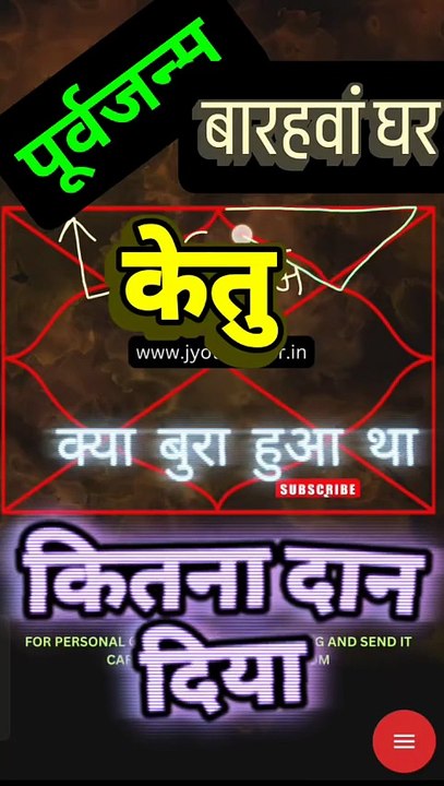 केतु के करण पूर्व जन्म 🌺 l Ketu in the 12th house #jyotishgher #ketu