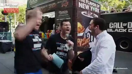 Billy Eichner Revives 'Billy On The Street' With Will Ferrell to Support Kamala Harris | THR News Video