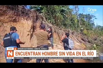 Encuentran el cuerpo de un hombre enterrado en yute