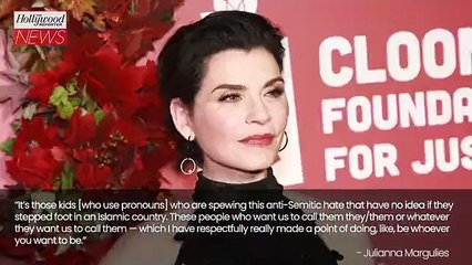 Julianna Margulies Faces Backlash After Calling Out Black and LGBTQ+ Lack of Support for Israel | THR News Video