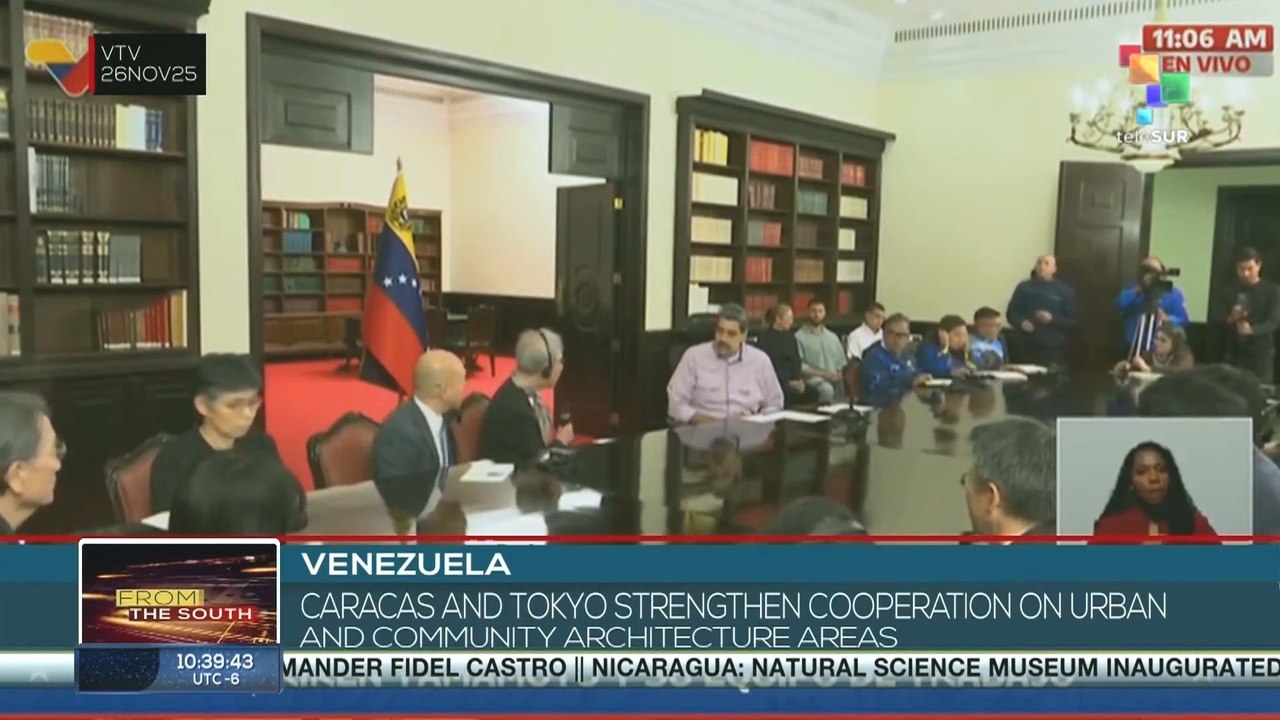 Venezuela, Caracas and Tokyo strengthen cooperation on urban and community architecture areas