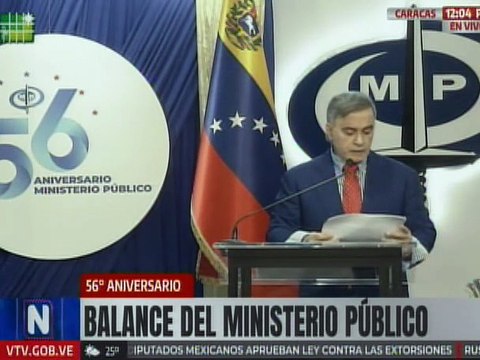 Fiscal Tarek William Saab destacó el rechazo total del Ministerio Público a crímenes marítimos