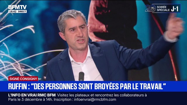 François Ruffin (Debout): Aujourd'hui le soucis ce n'est pas de travailler plus pour les gens qui travaillent, c'est de travailler tous et travailler mieux
