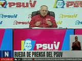 Sec. Gral. PSUV Cabello: Arrancamos el día jueves con las asambleas con los jefes de UBCH