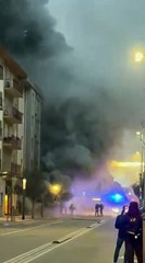 Incendio en un bazar de la Rochapea en Pamplona