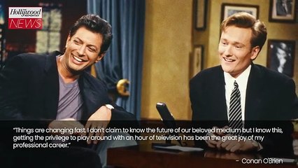 Conan O'Brien Weighs in on Stephen Colbert's 'Late Show' Cancellation | THR News Video