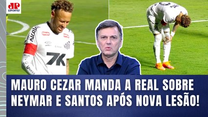 "SABE O QUE REALMENTE ME ESPANTA???" Mauro Cezar É SINCERO sobre Neymar após NOVA LESÃO no Santos!