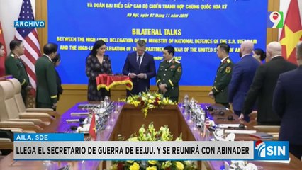 Llega a República Dominicana el secretario de Guerra de EE. UU. | Primera Emisión SIN