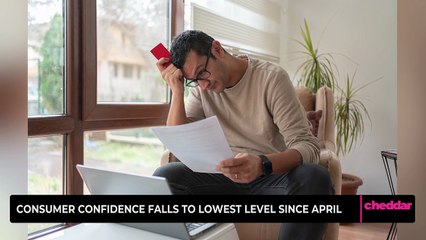 Consumer Confidence Falls to Lowest Level Since April