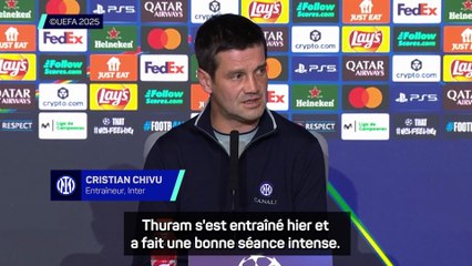 Thuram absent contre l'Atlético ? Chivu laisse planer le doute