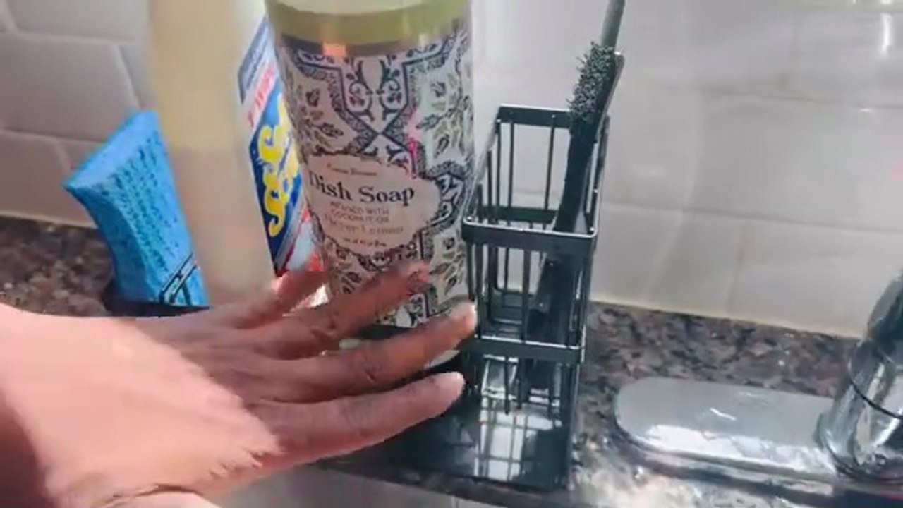 Best Cisily stainless-steel kitchen sink organizer with brush and sponge holder and countertop soap dispenser organizer — review!