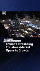 France's Strasbourg Christmas Market Opens to Crowds