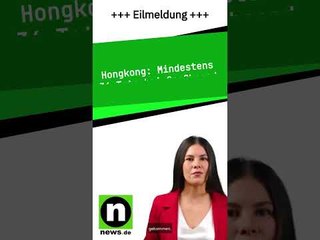 Mindestens 36 Tote bei Großbrand in Hongkong