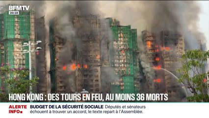 À Hong Kong, au moins 36 personnes sont mortes dans l'incendie d'un complexe résidentiel