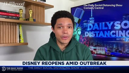 Trevor Noah Criticizes Disney World Park-Goers | THR News