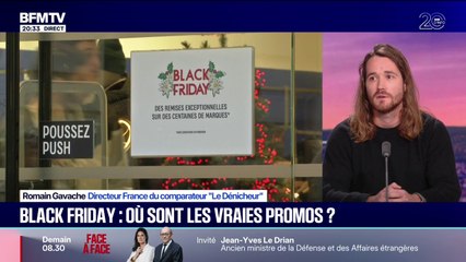 Black Friday: "Ça reste la période de l'année pendant laquelle les prix sont le plus susceptibles de baisser", reconnaît Romain Gavache, directeur France du comparateur "Le Dénicheur"