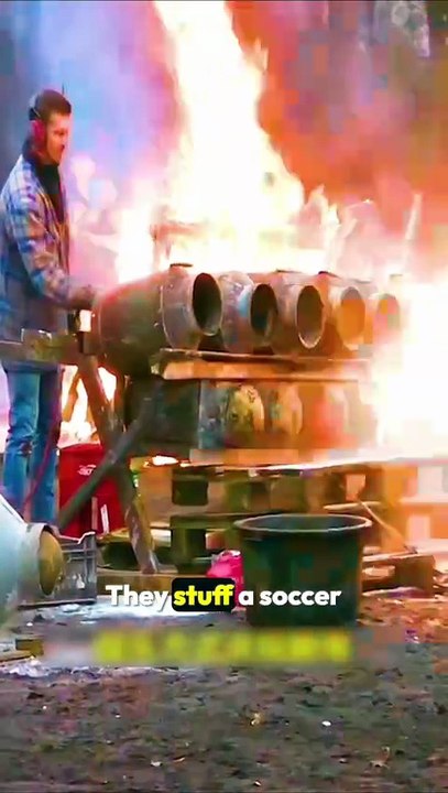 Cannonball Soccer Trick 🎇