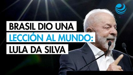 Con Bolsonaro en prisión, Brasil "dio una lección de democracia al mundo", dice Lula