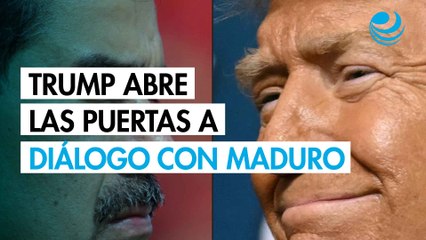 Trump abre la puerta a hablar con Maduro: "Si podemos salvar vidas y hacerlo por las buenas, bien"