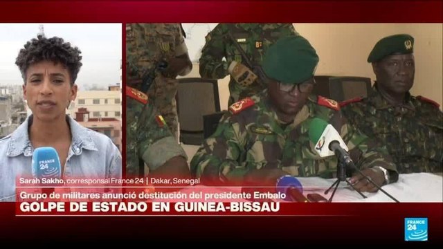 Informe desde Dakar: militares en Guinea-Bissau detienen al presidente Umaro Embaló