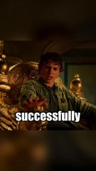 The boy was trapped on the golden throne and turned into a golden man. #movie #film #shorts #fyp