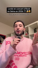 Lorde en concert à Rock en Seine en 2026 ?? 😱🤯