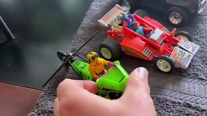 Several vehicles from Kenner M.A.S.K Toy Line from the 80's