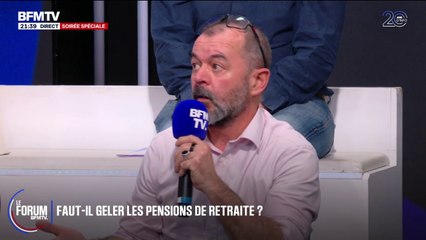 FORUM BFM - Gel des pensions de retraites : "Il faut arrêter de nous piquer à nous les petits Français", estime Yann, chargé de projet dans une multinationale aéroportuaire
