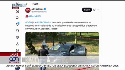🚨¡Última Hora! Dos policías de la SSPC desaparecen tras ser agredidos en Zapopan, Jalisco