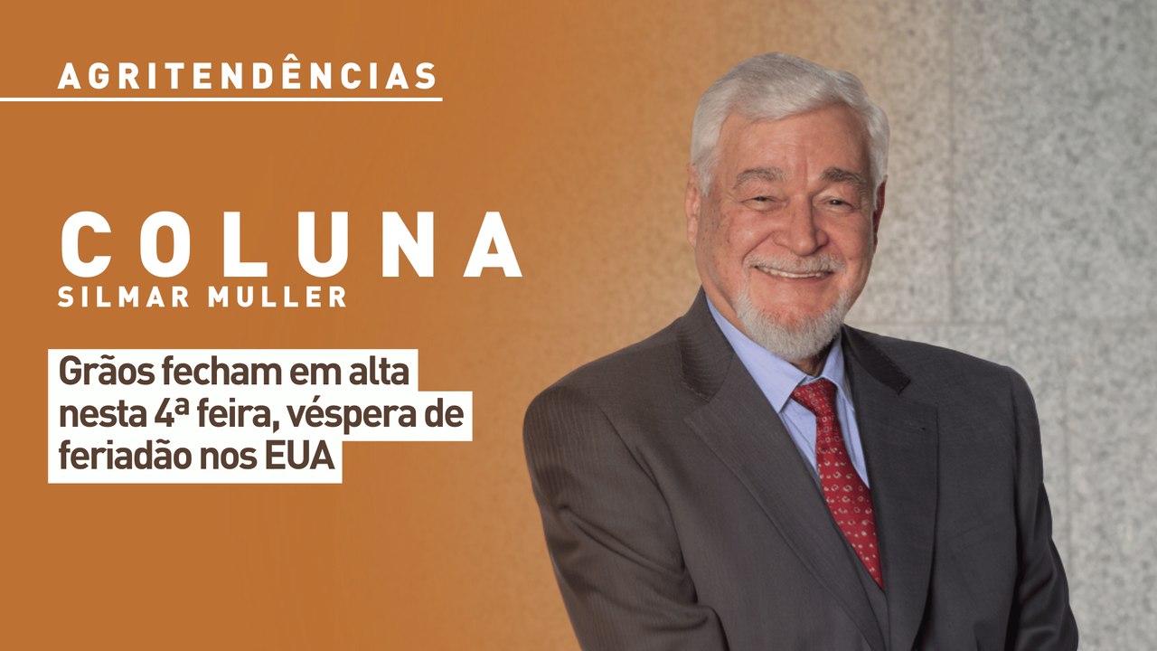 Grãos fecham em alta nesta 4ª feira, véspera de feriadão nos EUA