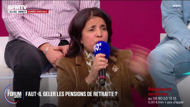 FORUM BFM - Gel des pensions de retraite: Il faut qu'on nous laisse tranquille , demande Fatiha, retraitée de 61 ans