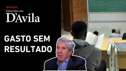 Fábio Colletti sobre educação brasileira: 'Gasta-se muito, avança-se pouco'| ENTREVISTA COM D’AVILA