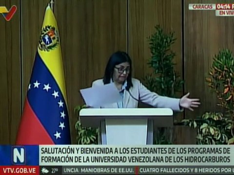 Vicepresidenta Rodríguez: El norte global es una falsa para bajar los costos de los fósiles