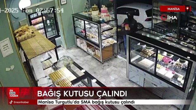 Manisa Turgutlu'da SMA bağış kutusu çalındı